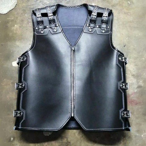 Men leather motorcycle biker - men's,