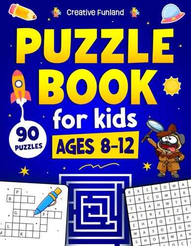 Puzzle book for - for, ages