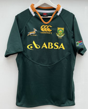 South Africa 2011 Home Rugby Shirt Canterbury Short Sleeve Mens Medium M