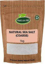 Natural Sea Salt (Coarse) 1kg – Unrefined, Pure, No Additives by Hatton Hill