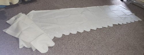 Beautiful white linen altar - beautiful,