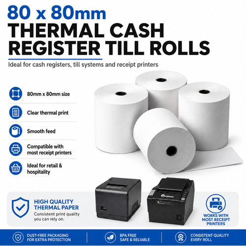 80mm thermal paper - x,