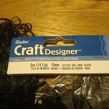 Darcie Craft Designer Black Doll Hair