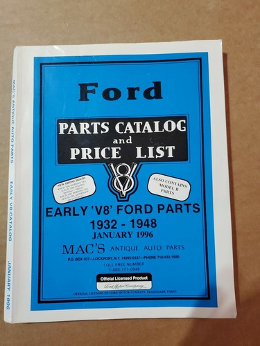 Ford 1932 1948 parts catalog - 1932-1948,