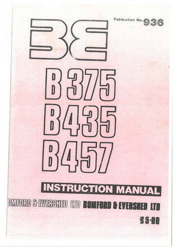 Bomford hedgetrimmer b375 b435 - b375,