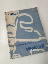 Yamaha WR400 FK 1997 Owner Service  Workshop Manual #8