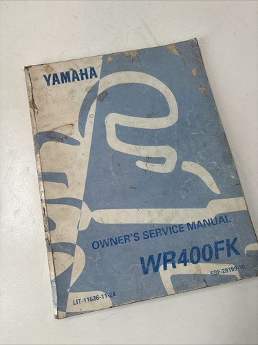 Yamaha wr400 1997 - wr400, owner