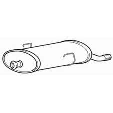 Quality Rear Exhaust Silencer