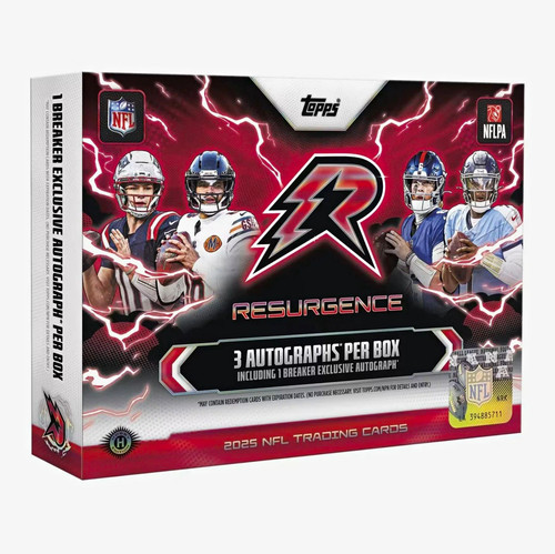 Topps resurgence 2025 nfl - resurgence,