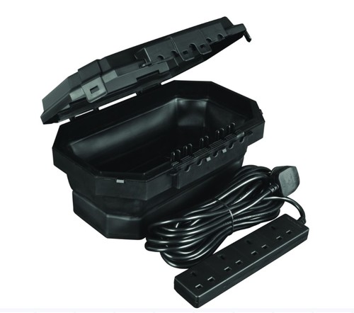 Outdoor collapsible power box - collapsible,