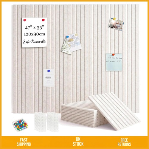 Light beige felt wall tiles - light,