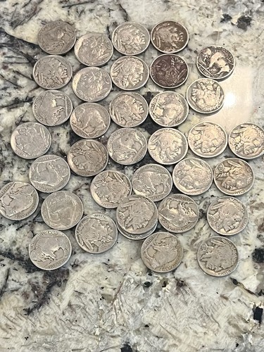 1930 buffalo nickel lot - -, of