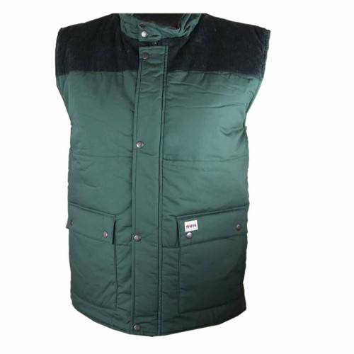 Vest lined with corduroy