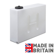 400 Litre Upright Baffled Water Storage Tank With 8" External Lid & a 1" Outlet