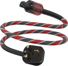 Tertullus Audiophile HiFi Power Cable Ofc Male To Female, 2m - RRP £51.69