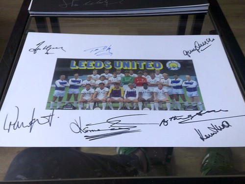 Leeds united signed - signed, picture