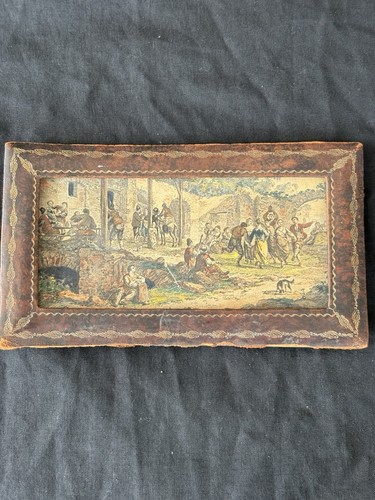 Victorian leather mounted - leather,