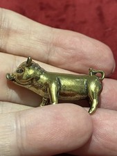 Pig Brass Figurine Collectible