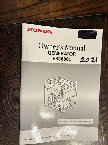 Honda eb3000c generator - honda,