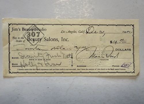 Mae west signed - 1980),