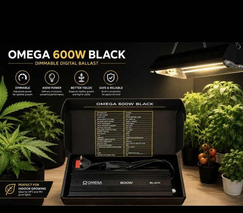 Omega black 600w digital - omega,