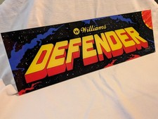 Defender (Williams) (Custom Arcade Marquee/  Pinball Topper display)