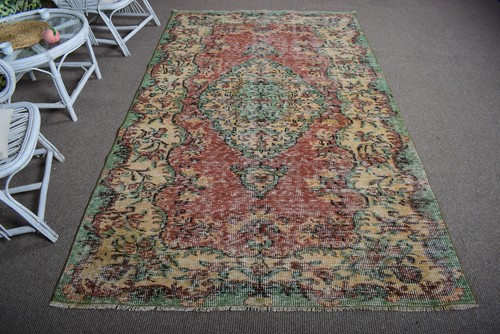 Vintage turkish large rug - large,