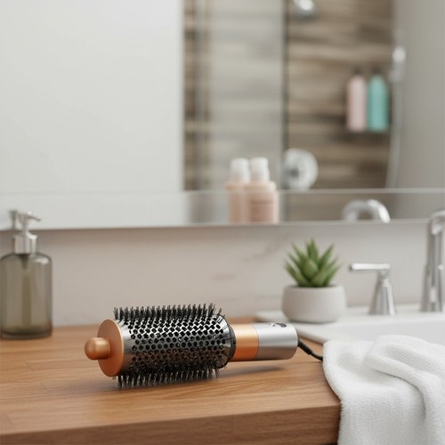 Round brush attachment for - brush,