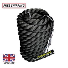 9 metre  Battle Power Rope Battling Sport Gym Exercise Fitness Training 38mm 9m