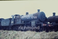 BR 53809 2-8-0 Class 7F Steam Locomotive In Scrap Line 35mm Railway Slide