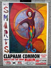 1997 Billy Smart's Circus poster - Clapham Common, London (Harlequin)
