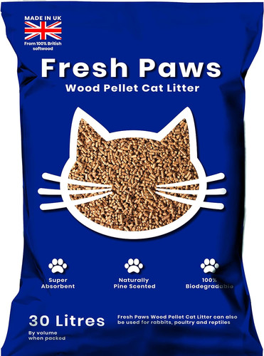 Fresh paws premium wood pellet - paws,