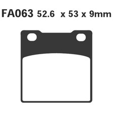 PAIR OF PADS EBC V FA063V FOR