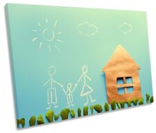 Happy Sweet Home Design CANVAS WALL ARTWORK Print Art