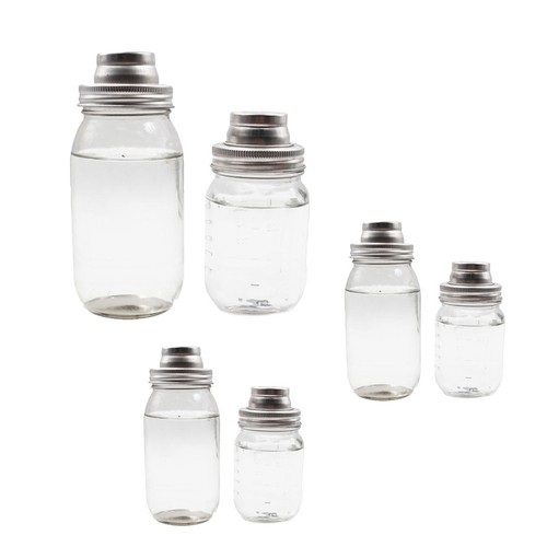 Jar with lid - with, mouth