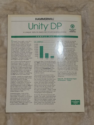 Hammermill unity business - unity,