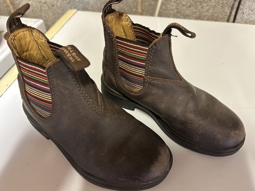 Kids blundstone brown - brown, leather