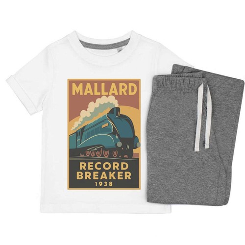 Mallard steam train kids - steam, train'