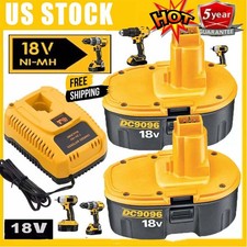 2X 18 Volt for Dewalt 18V