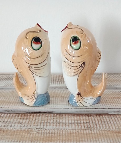 Pair vintage novelty fish - vintage,