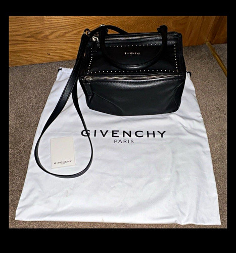 Givenchy black leather studded - leather,