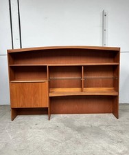 Vtg Mid Century Shelving Wall Unit Bookcase Cabinet Danish Design