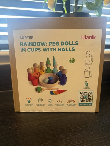 Pegdoll toy wooden doll - toy,