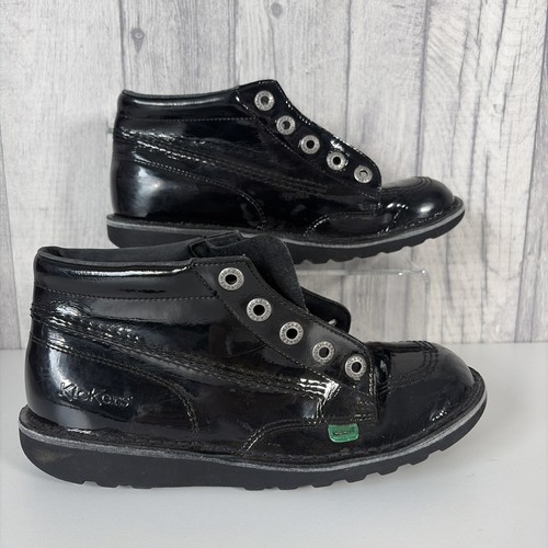 Kickers patent leather - hi,