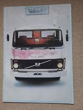 volvo f7 factory sales brochure