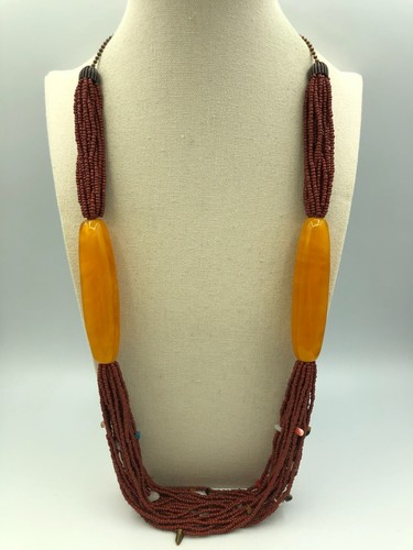 Statement bead necklace - statement,