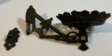 Antique 8” Oil Lamp Sconce