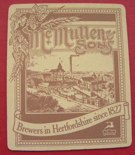 Mcmullen beer mat - mcmullen,