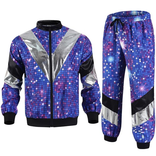 80s90s mens shell suit costume - suit,