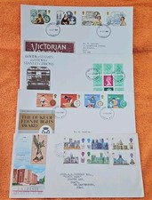 4x Different First Day Covers